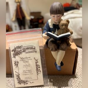 Jan Hagara Matthew Porcelain Shelfsitter Figurine